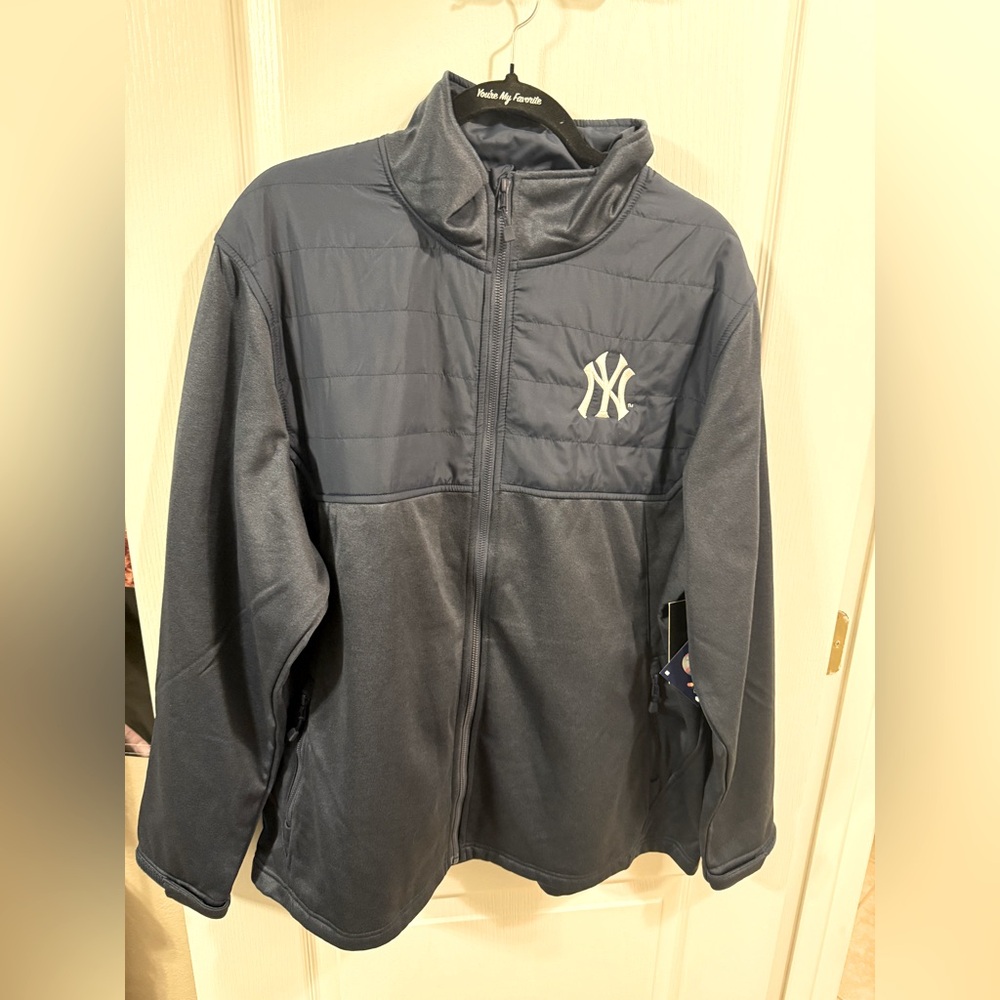 Men's New York Yankees Dunbrooke Heather Navy Explorer Full-Zip Jacket